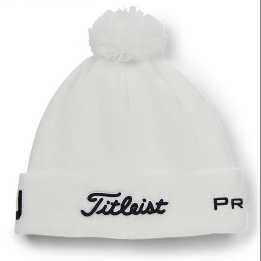 Tour Pom Pom Beanie White/Black