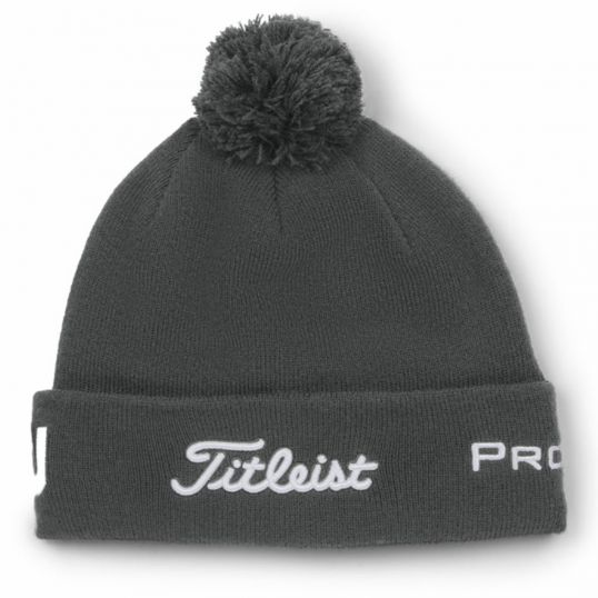 Tour Pom Pom Beanie Charcoal/White