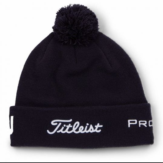 Tour Pom Pom Beanie Navy/White