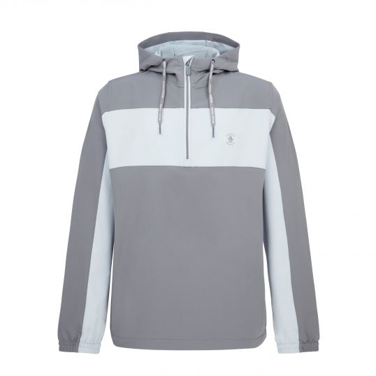 1/4 Zip 90's Colour Block Wind Jacket Quiet Shade
