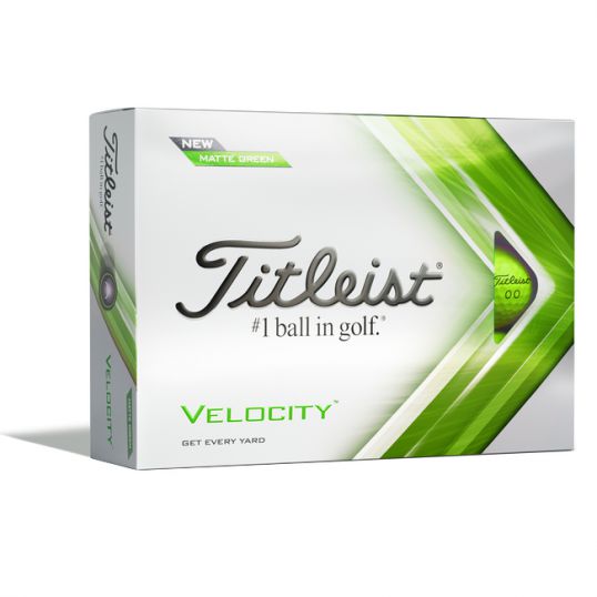 Velocity Golf Balls Green 2023