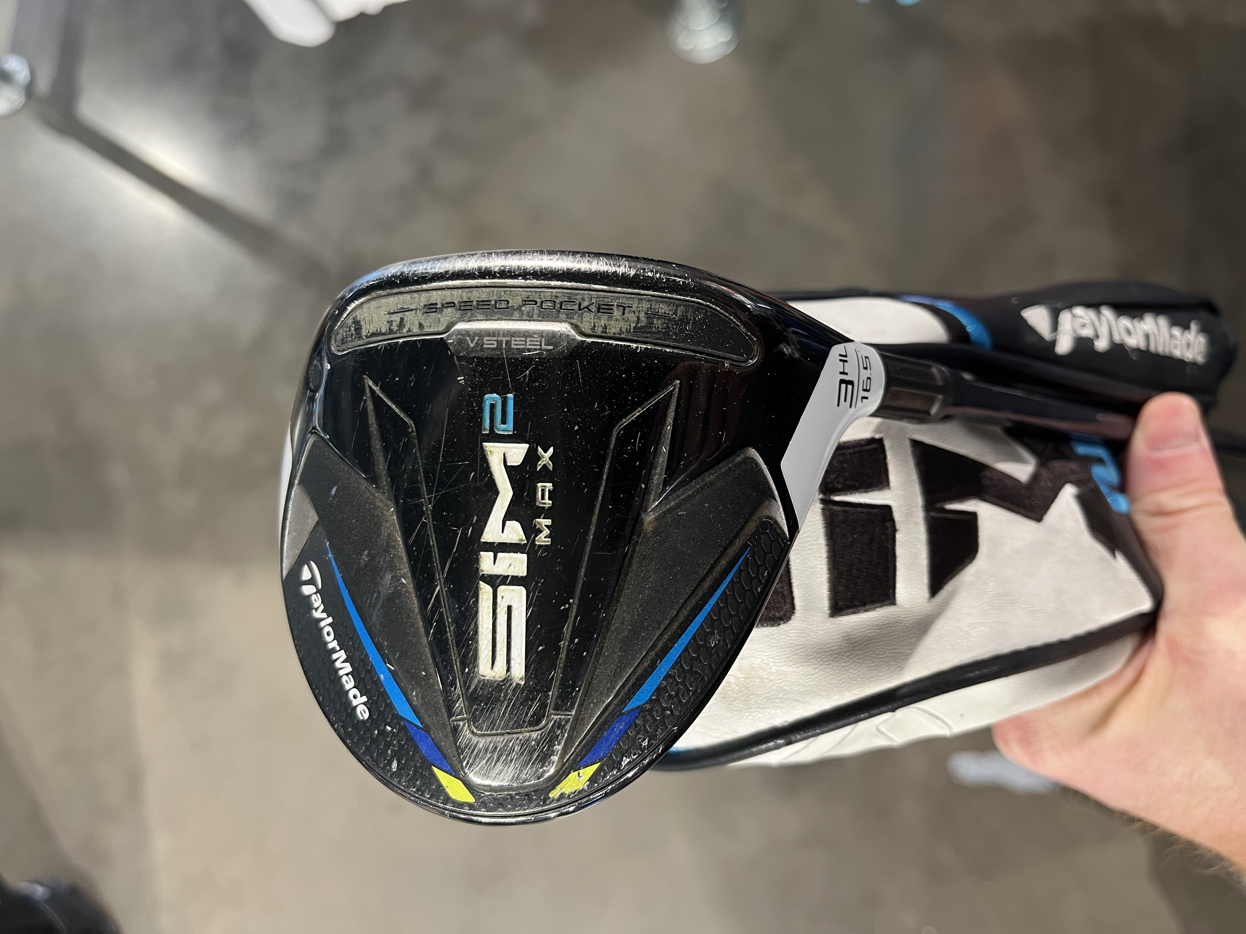 TaylorMade - SiM2MAX 3HL 16.5° TaylorMade Golf SIM 2 MAX Steel Fairway Mens Left Hand