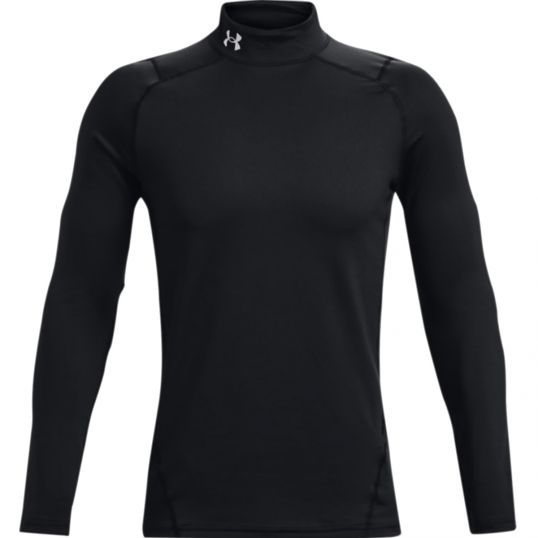 ColdGear Armour Fitted Mock Base Layer Black Mens Large Black