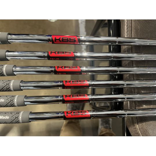TaylorMade P770 Irons Steel Shafts Right Stiff KBS Tour 5PW (Used 3