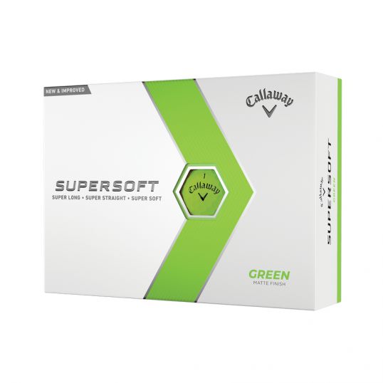 Supersoft Matte Green Golf Balls 2024