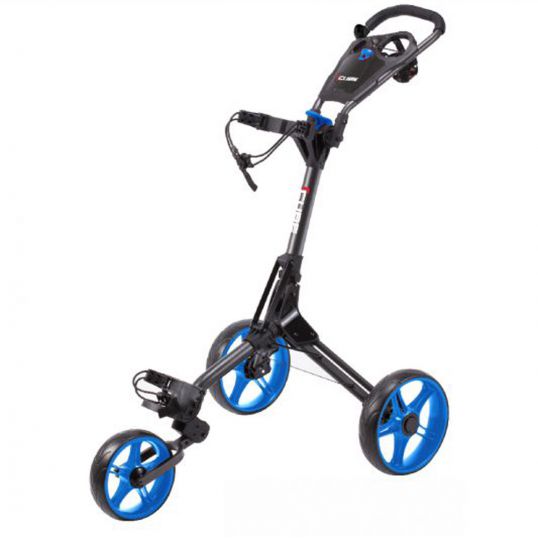 Cube One Click 3 Wheel Lightweight Trolley Charcoal/Blue