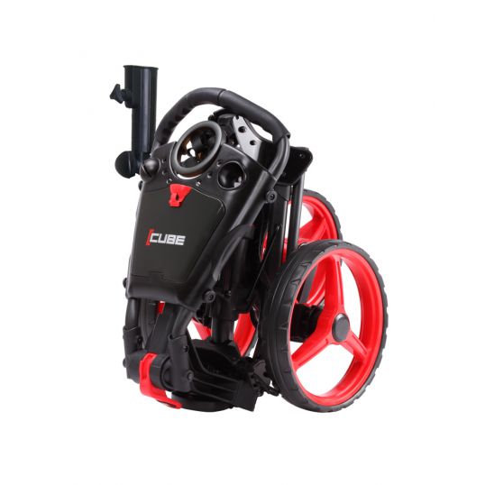 Cube One Click 3 Wheel Lightweight Trolley Charcoal/Red
