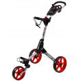 Cube One Click 3 Wheel Lightweight Trolley Silver/Red