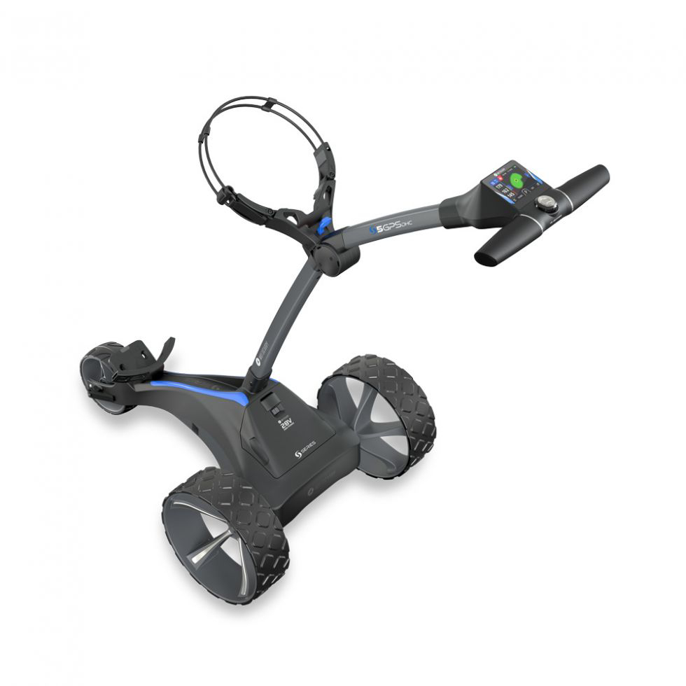 Product Image for S5 GPS DHC Electric Golf Trolley - Lithium Battery