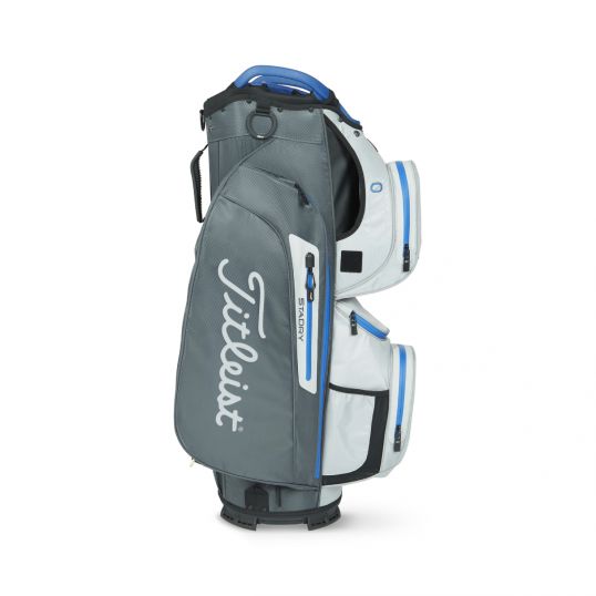 Cart 15 StaDry Golf Bag Charcoal/Grey/Royal