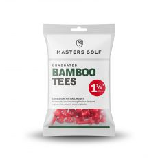Bamboo Graduated Tees 1 1/4 Bag 25 Red