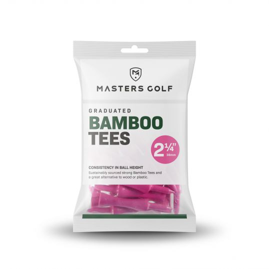 Bamboo Graduated Tees 2 1/4 Bag 20 Pink