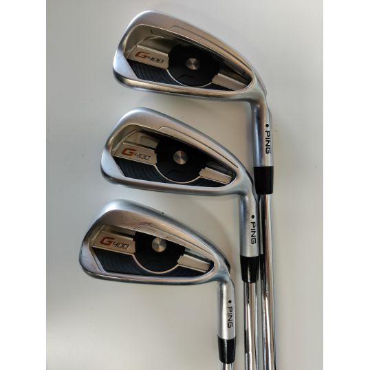 G400 Irons Steel Shafts Right Regular PING AWT 2.0 5-PW+SW (Used - 3 Star)