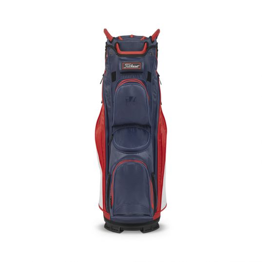 Cart 14 StaDry Golf Bag Navy/Red/White