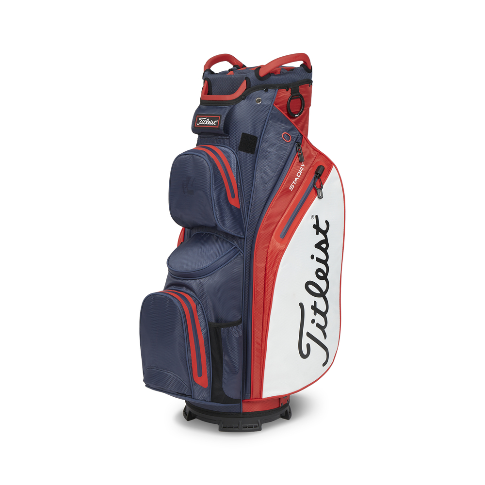 Product Image for Titleist Cart 14 StaDry Golf Bag Navy/Red/White