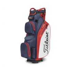 Cart 14 StaDry Golf Bag Navy/Red/White