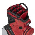 Cart 14 StaDry Golf Bag Dark Red/Grey/Black