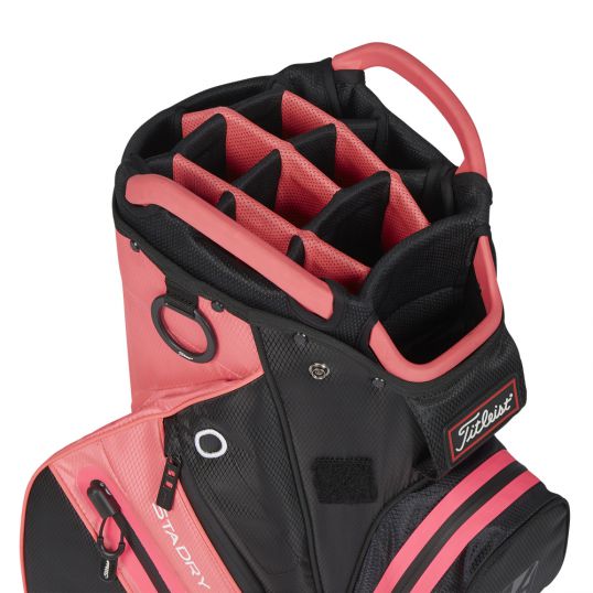 Cart 14 StaDry Golf Bag Black/Candy