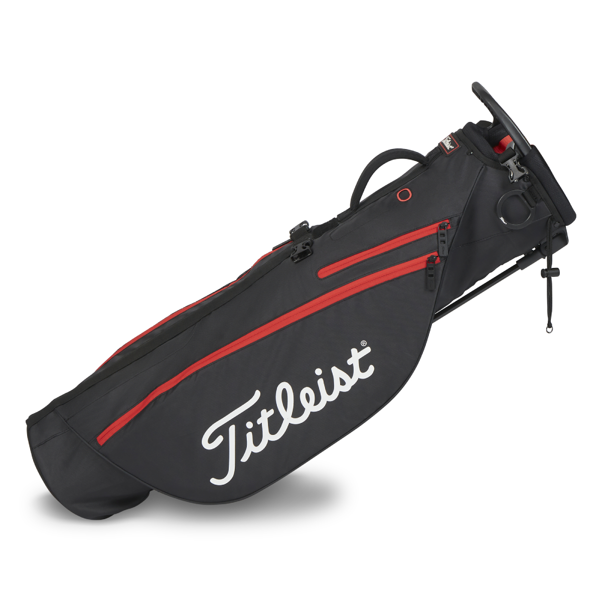 Product Image for Titleist Premium Carry Bag Black/Black/Red