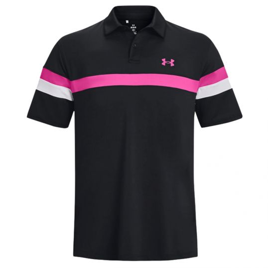 T2G Colourblock Mens Polo Black