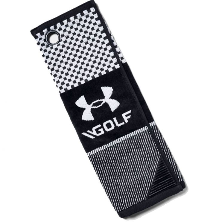 Product Image for Under Armour Bag Golf Towel Black/White