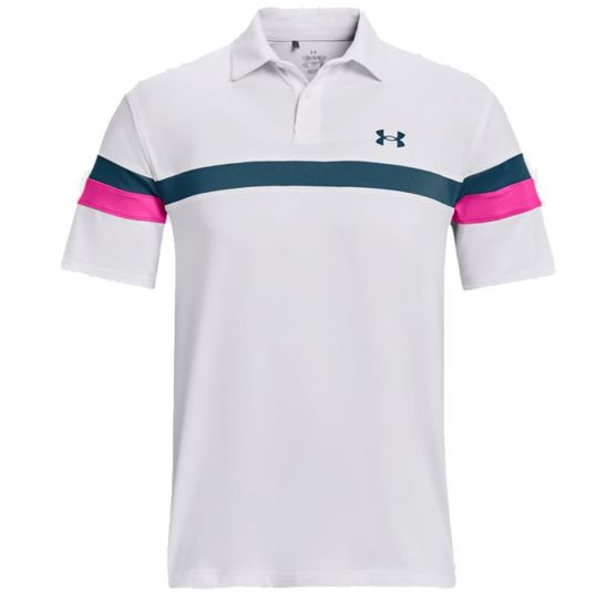 T2G Color Block Polo White