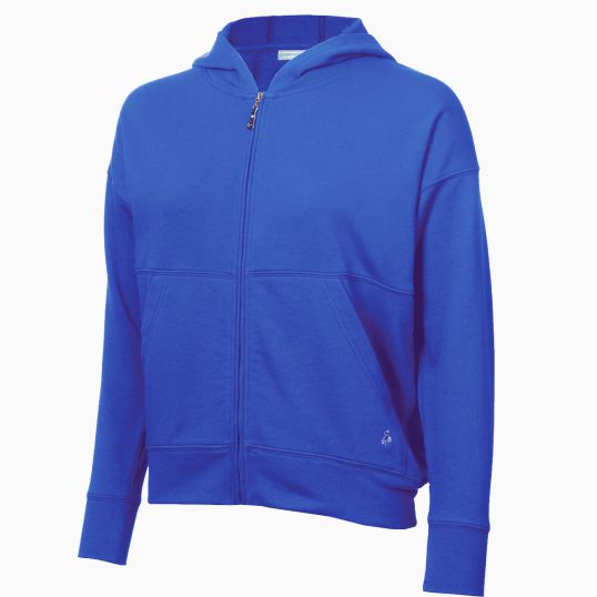 Maryanne Full Zip Hoodie Cornflower