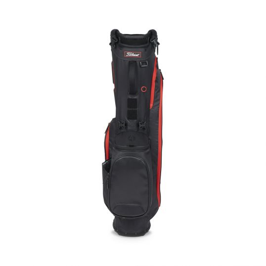 Players 4 Stand Bag Black/Black/Red