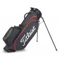 Players 4 Stand Bag Black/Black/Red