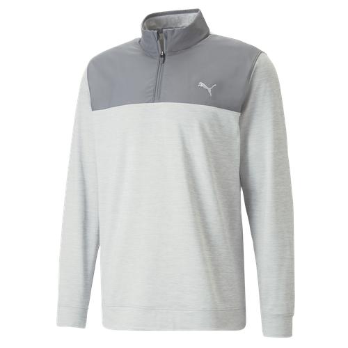 Product Image for Cloudspun Colorblock 1/4 Zip Sweater High Rise/Grey Mens XX Large High Rise/Grey