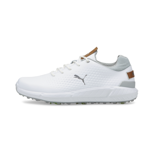 IGNITE Articulate Leather Mens Golf Shoe White/Silver