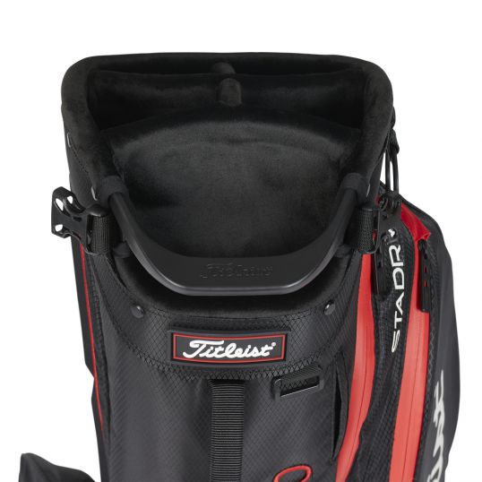 Players 5 StaDry Stand Bag Black/Black/Red