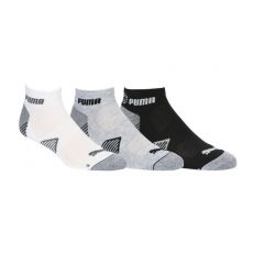 ESS Quarter Cut Socks 3 Pack White/Grey/Black