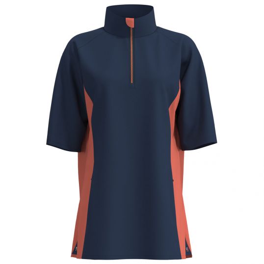 Bourton Ladies Short Sleeve Windbreaker Navy