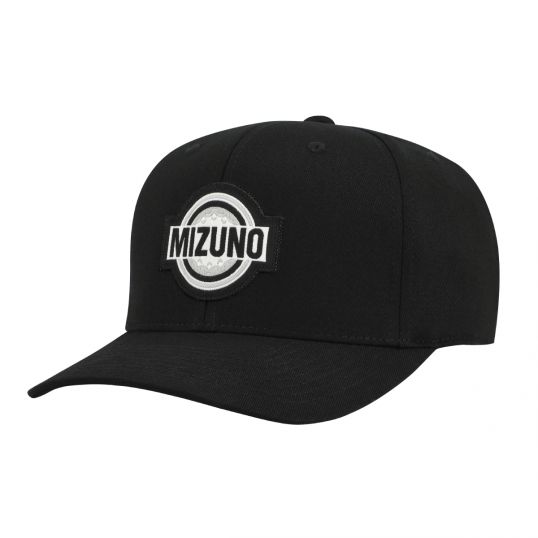 Patch Snapback Golf Cap Mens Adjustable Black