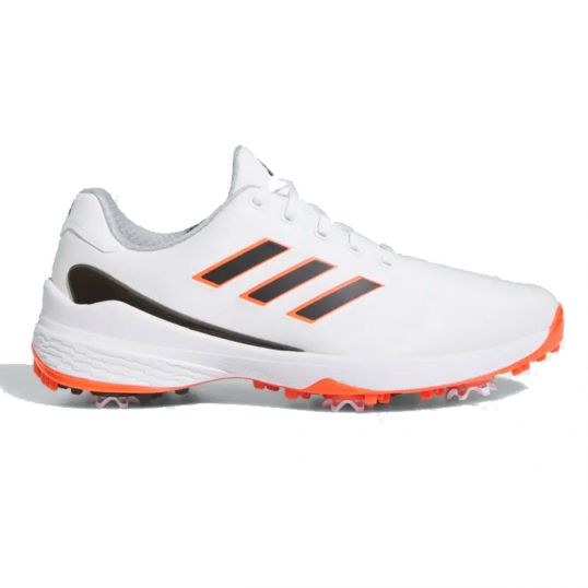 ZG23 Mens Golf Shoes White/Black/Solar Red