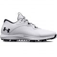 Charged Draw 2 Wide Mens Golf Shoes White