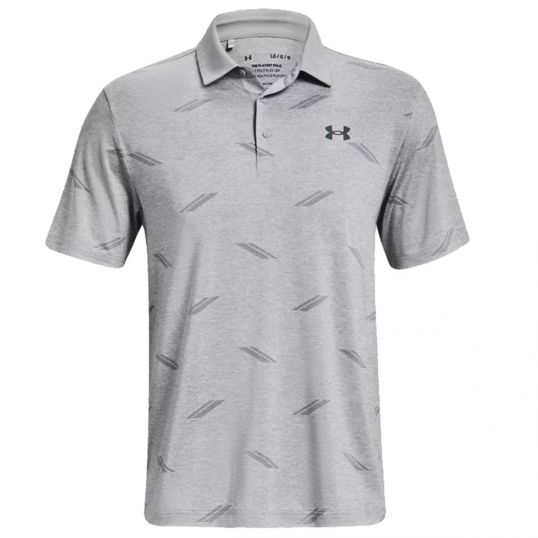 Playoff Deuces Jacquard Polo Grey