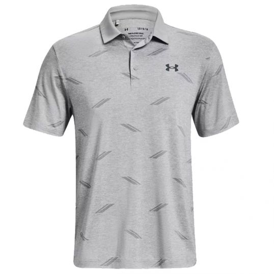 Playoff Deuces Jacquard Polo Grey