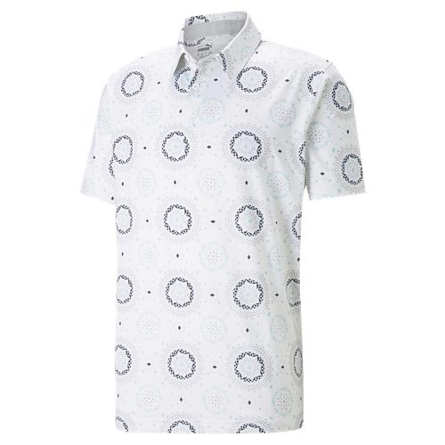 Mattr Rising Polo White/Aqua