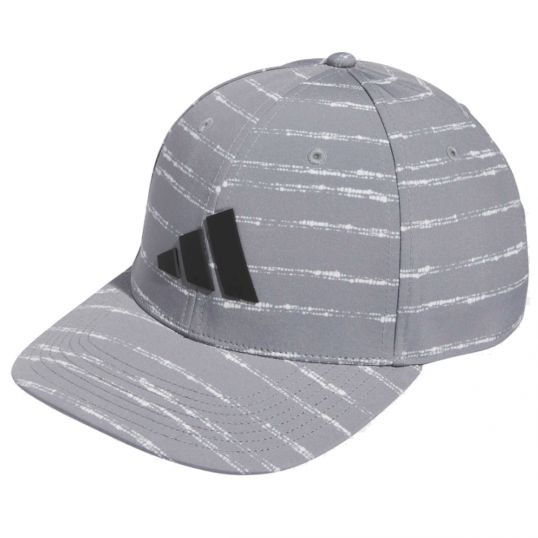 Tour Print Snap Cap Grey Three