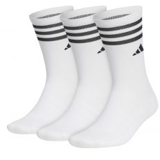 3 Pack Crew Socks White