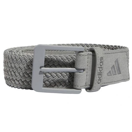 Braided Stretch Belt Grey Three