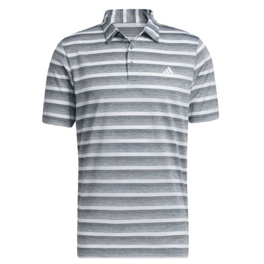 Clear Stripe Polo Grey Three/White