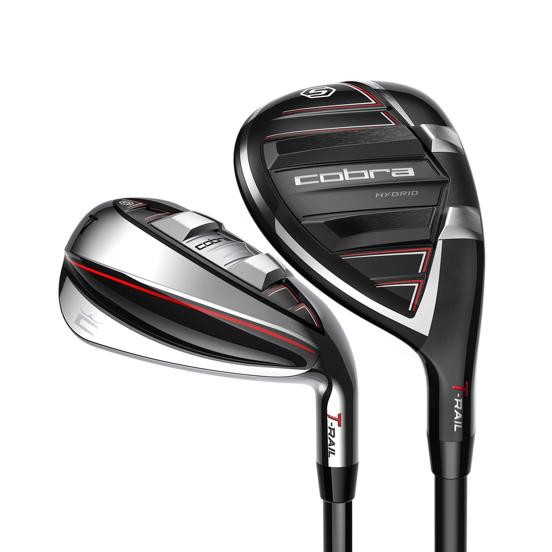 Product Image for Cobra T-Rail Mens Hybrid-Iron Golf Set Graphite Shafts Right Regular Ultralite 5H,6-PW+SW