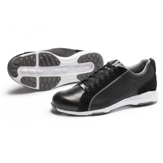 MZU LE Mens Golf Shoes Black