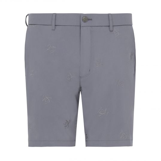 Space Dyed Pete Embroidered Shorts Quiet Shade