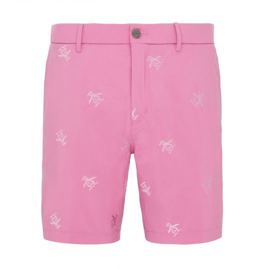 Original Penguin Space Dyed Pete Embroidered Shorts Rose Bouquet