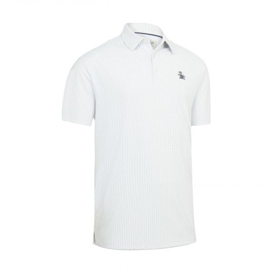 All Over Pete Printed Polo Bright White