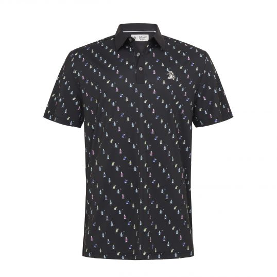 Swinging Pete Novelty Print Polo Caviar